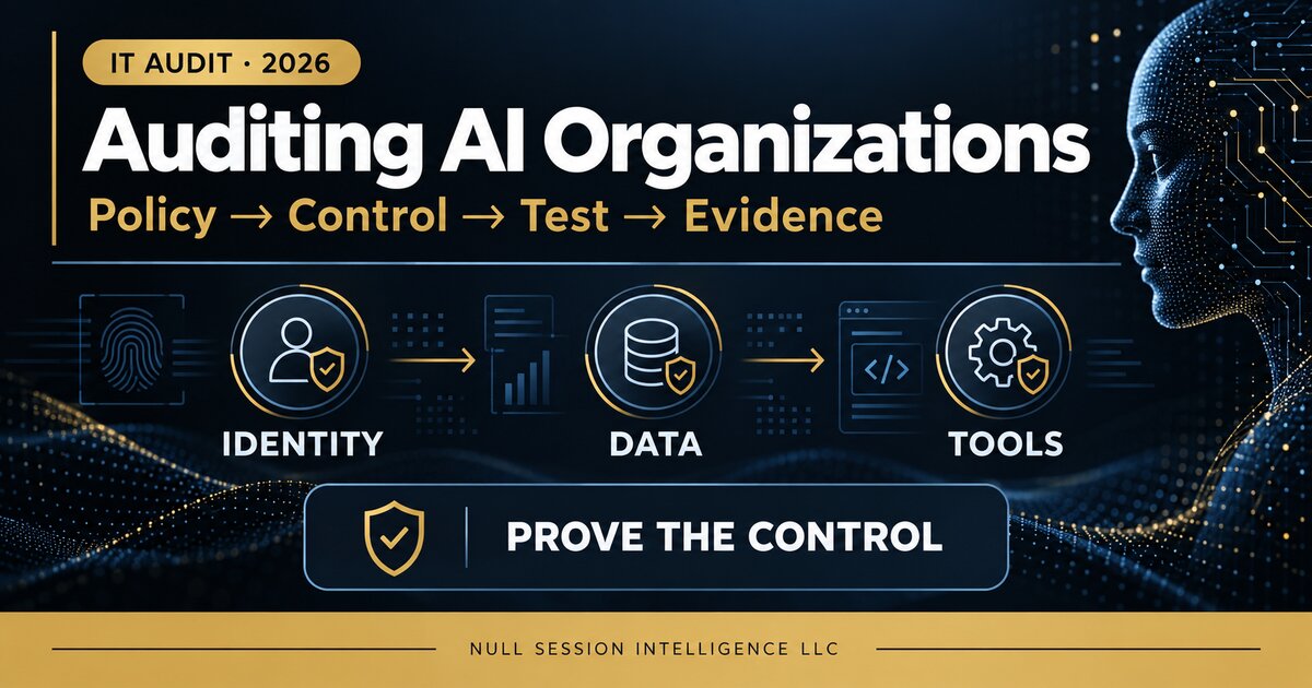 Auditing AI-Enabled Organizations: From Policy Claims to Verifiable Technical Evidence