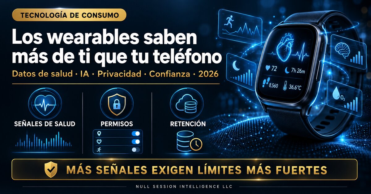 Wearables, datos de salud, IA, privacidad y confianza